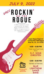 Rockin’ on the Rogue, July 9, County Park