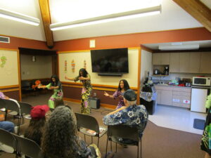 Hawaiian Dancers at Shady Cove Library