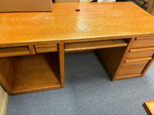 Free Desk, Surplus Property, Very Sturdy. Call 541-878-2225