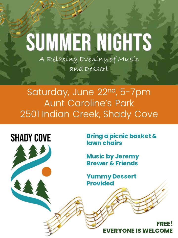 Shady Cove Summer Nights